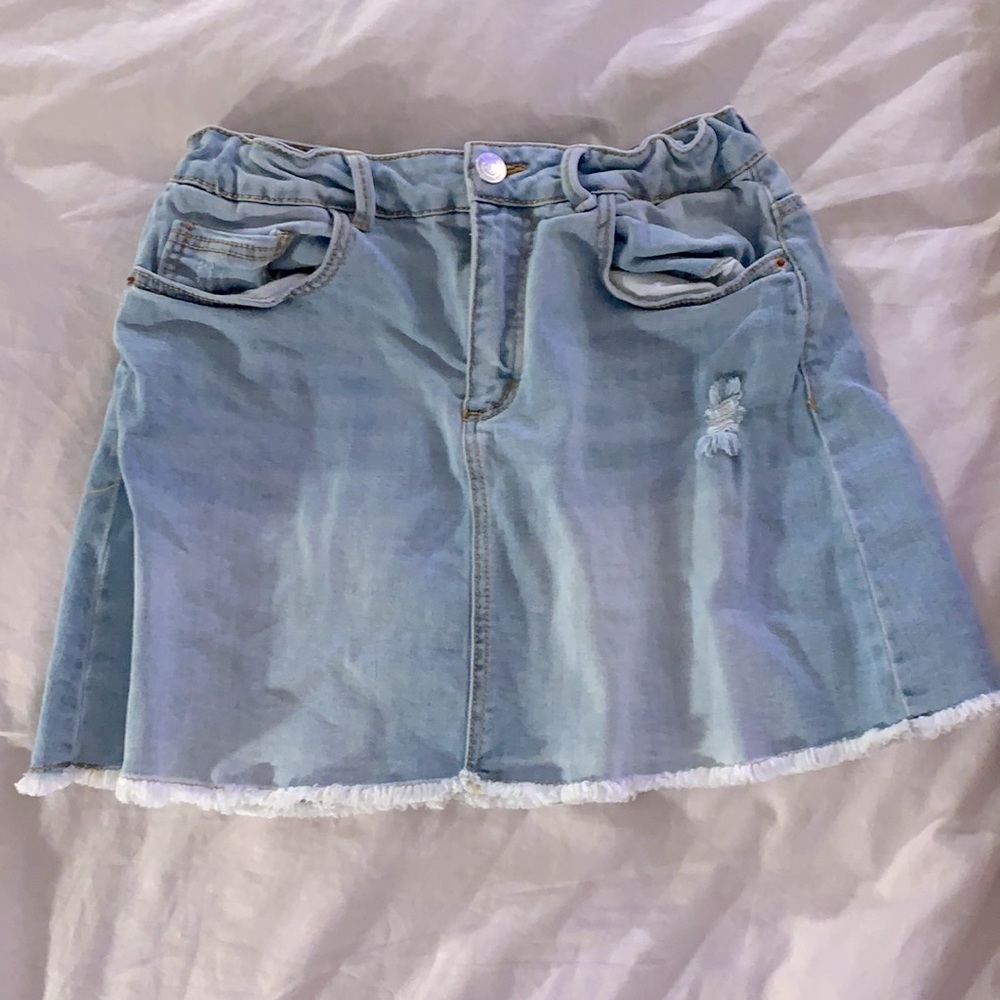 Zara kids denim skirt